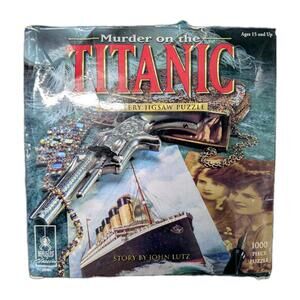 BePuzzled Murder on the Titanic A Mystery Jigsaw Puzzle 1000 pieces Free Ship